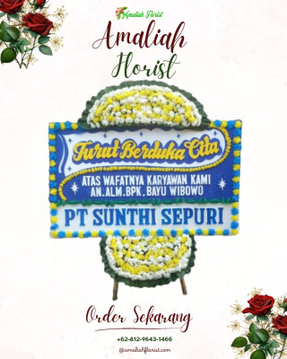 Papan Bunga Duka di Ciledug