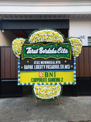 Papan Bunga Duka di Ciledug