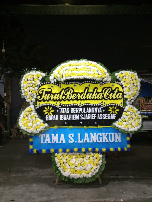 Papan Bunga Duka di Ciledug