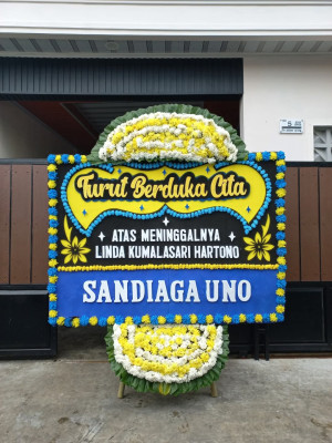 Papan Bunga Duka di Ciledug