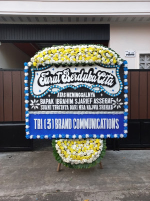 Papan Bunga Duka di Ciledug